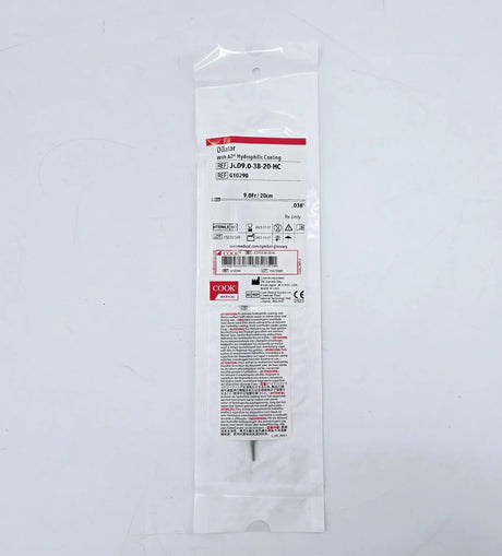 Cook Medical G10290 Dilator w/ AQ Hydrophilic Coating 9Fr./20cm .038" Diameter Cook Medical
