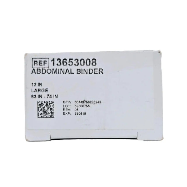 DeRoyal 13653008 Abdominal Binder 12" Large 63" - 74" DeRoyal