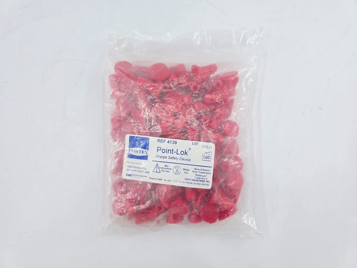 Portex 4139 Point-Lok Sharps Safety Device 100/BG Portex