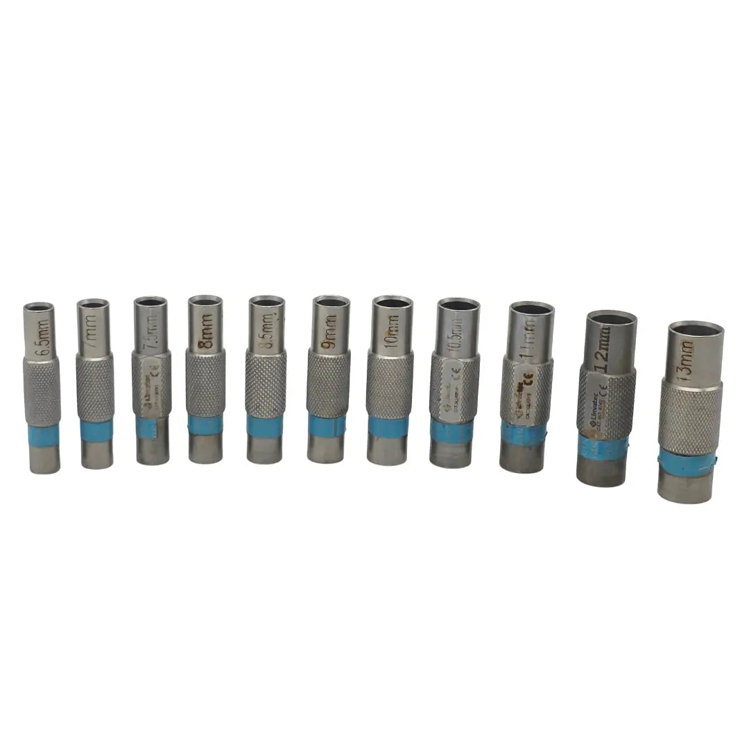 ConMed Linvatec ACL Graft Sizing Tube Set 6.5mm-13mm | Surgical Steel Set Primis Medical