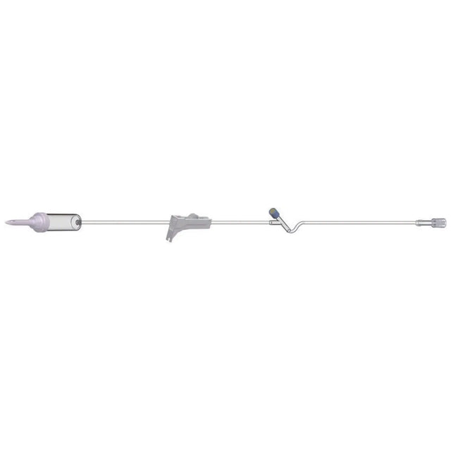 AMSINO IV Admin Set, 10 Drops/mL, 72" Length, 15 mL Priming, Non-Vented, Roller Clamp, 1 Y Site, Rotating Male Luer Lock, PE Pouch, 50/cs (75 cs/plt) Amsino International, Inc.