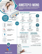 AimStep MONO  Mononucleosis Rapid Cassette Test 25/box Germaine Labs