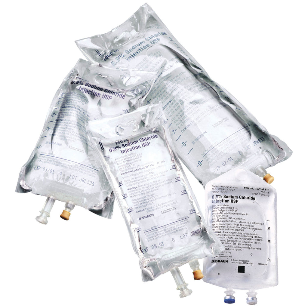 B BRAUN DEXTROSE & SODIUM CHLORIDE INJECTIONS 500mL 5% Dextrose & 0.45% Sodium Chloride Injection (Rx)