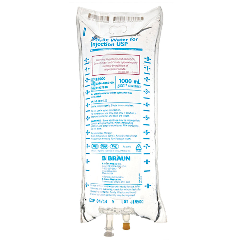 B BRAUN DEXTROSE INJECTIONS USP - 5%, 250mL, EXCEL Containers (Rx) (Non-Returnable), 24/cs