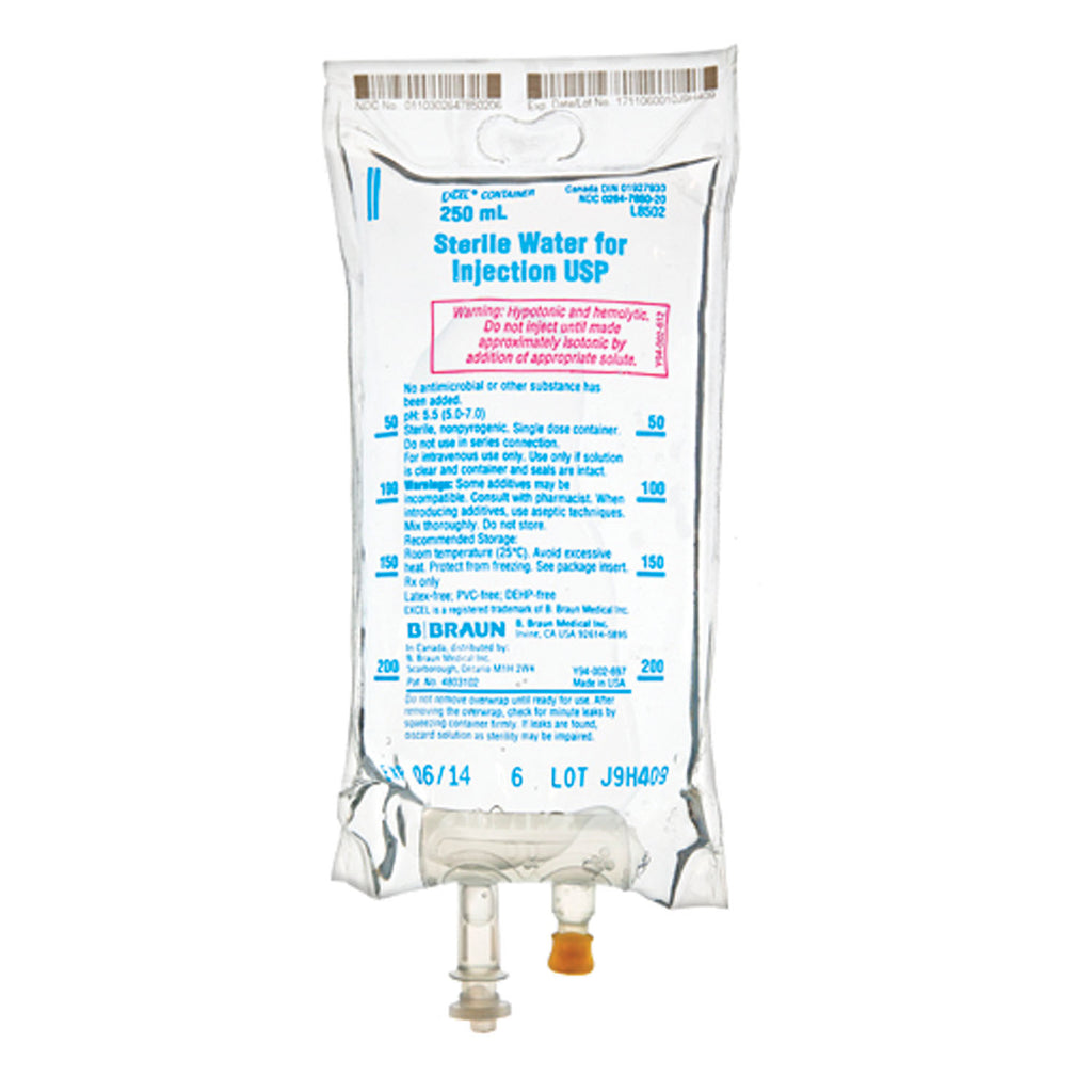 B BRAUN DEXTROSE INJECTIONS USP - 10%, 500mL, EXCEL Containers (Rx) (Non-Returnable), 24/cs