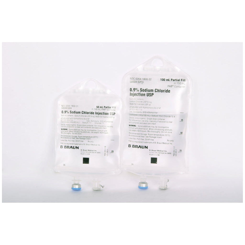 B BRAUN SODIUM CHLORIDE INJECTIONS USP - 3%, 500mL, EXCEL Container (Hypertonic) (Rx) (Non-Returnable), 24/cs