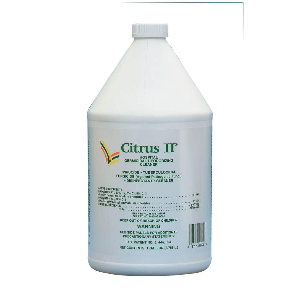 BEAUMONT CITRUS II GERMICIDAL DEODORIZING CLEANER Deodorizing Cleaner, Gallon Refill, 4/cs (36 cs/plt)