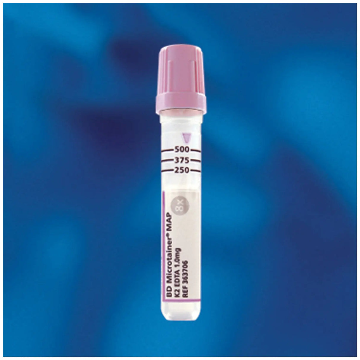 BD 363607 Microtainer MAP K2E Micro K2 EDTA LAV MAP (1.0 mg) Blood Collection Tubes 50/BX BD