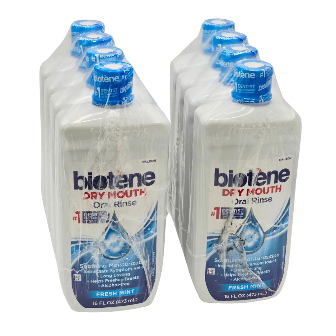Biotene Dry Mouth Oral Rinse (16 fl oz / 473 mL, Case of 8) - Open Box / Like New Biotene