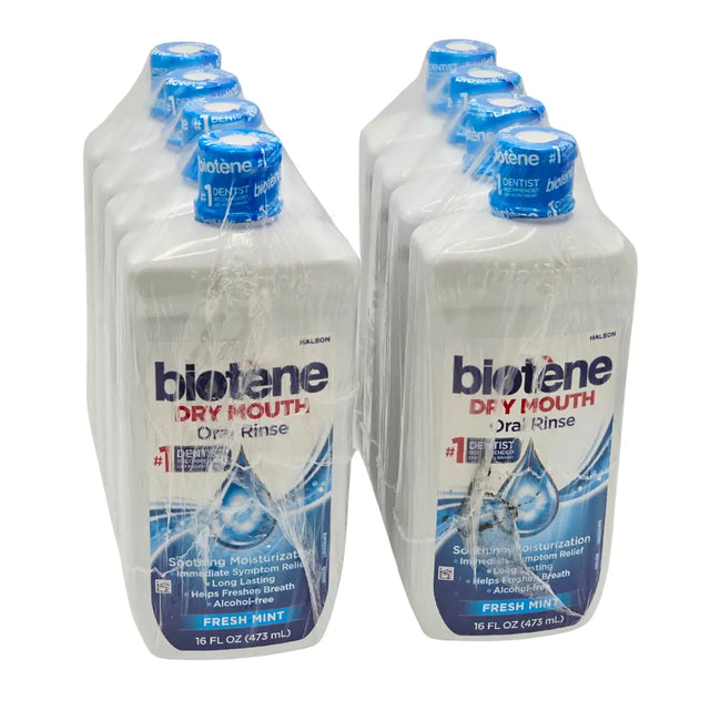 Biotene Dry Mouth Oral Rinse (16 fl oz / 473 mL, Case of 8) - Open Box / Like New Biotene