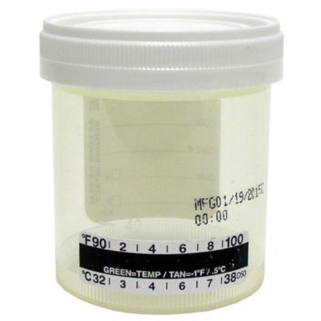 Clarity CLA-UCT Urine Specimen Cup, With Temp Strip 400/cs