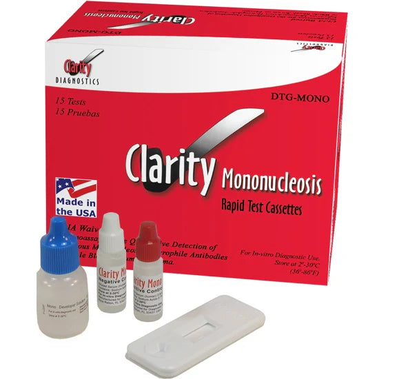 Clarity DTG-MONO Mononucleosis Rapid Cassette Test 15/bx