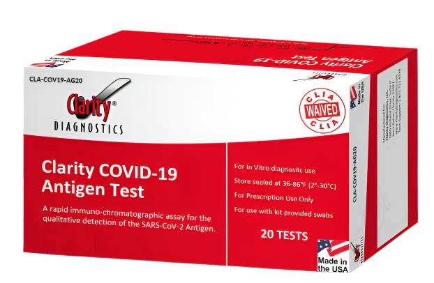 Clarity CLA-COV19-AG20 COVID19 Antigen Test 20/bx