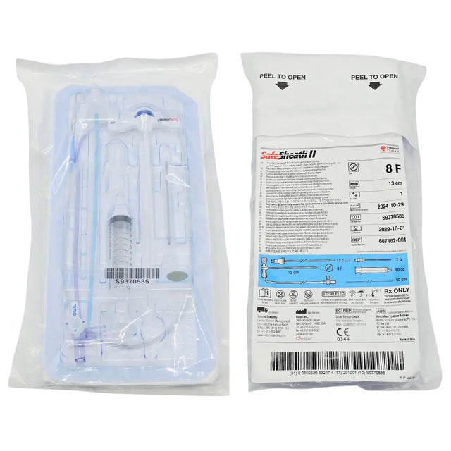 SafeSheath 667462-001 Hemostatic Tear-Away Introducer w/ Infusion Side Port EACH SafeSheath