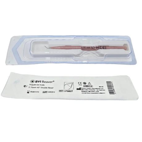 BVI 370827 Xstar Slit Knife 2.75mm 45 degrees Double Bevel EACH BVI