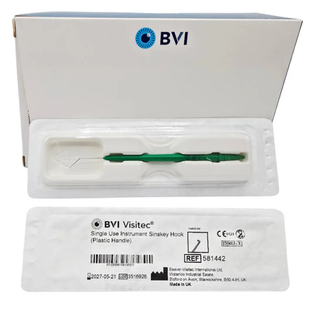 BVI Visitec 581442 Single Use Instrument Sinskey Hook Box/10 BVI