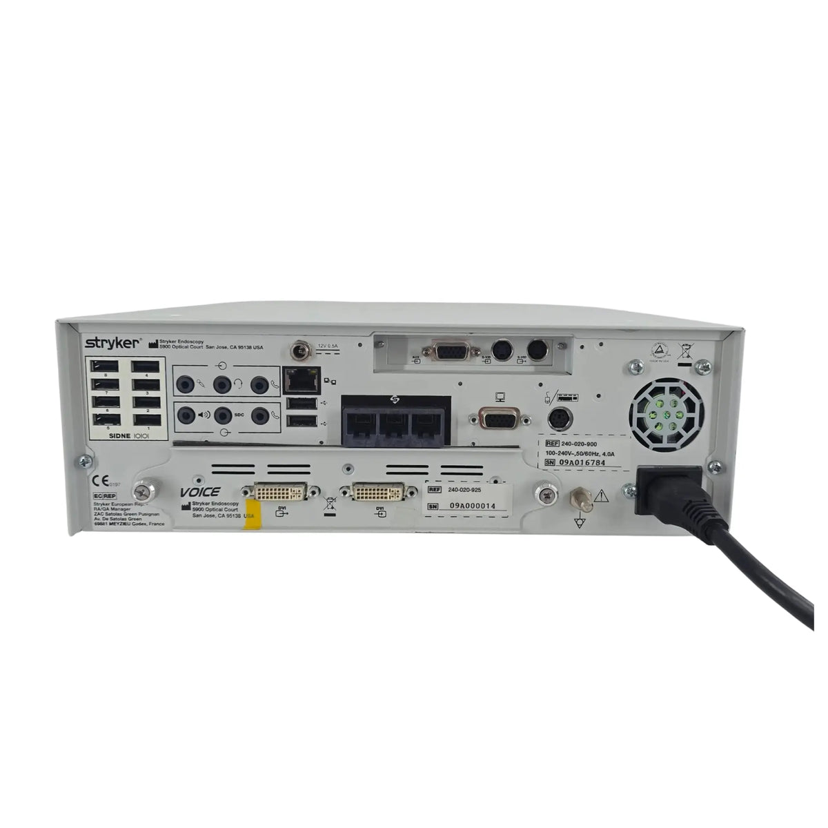 Stryker 240-020-900 SIDNE Suite Integrated Control System Surgical Equipment Pre-Owned Stryker