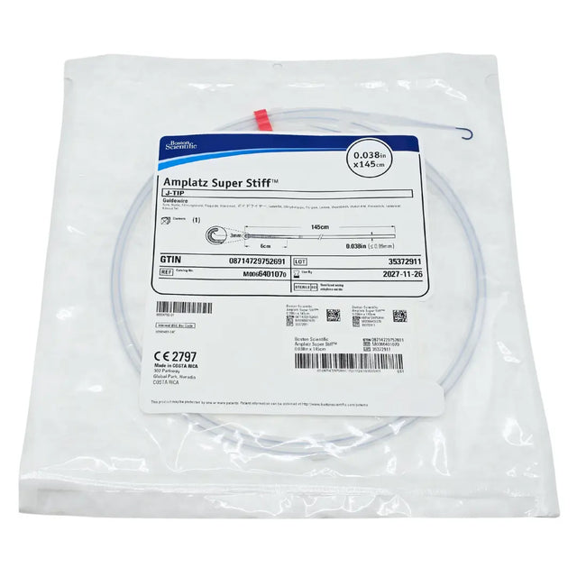 Boston Scientific M0066401070 Amplatz Super Stiff J-Tip Guidewire EACH Boston Scientific