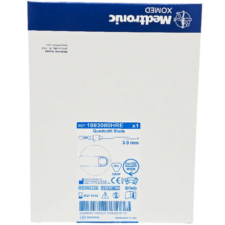 Medtronic 1883080HRE Quadcut Blade 3.0mm x 13cm Straight Rotatable Medtronic