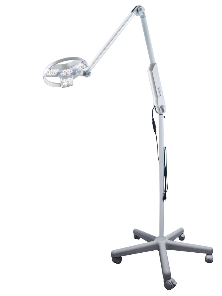 VISIANO 20 LED Exam Light 20-2 P TX, Double Arm - Roller stand