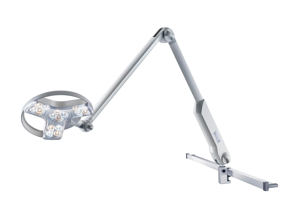 VISIANO 20 LED Exam Light 20-2 P TX, Double Arm - Rail Mount