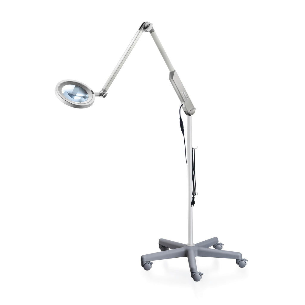 OPTICLUX LED Magnifier 10-2 P TX, 12W, 100-240V, Woods - Roller stand *shipped separately