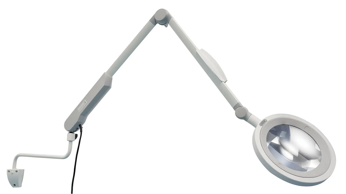 Waldmann OPTICLUX LED Magnifier 10-2 P TX, 12W, 100-240V, Woods - Wall Ext Mount Waldmann Lighting