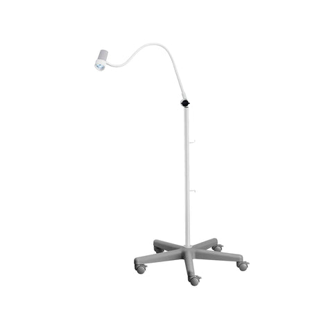 Waldmann HALUX N30-1 P SGV Exam Light, 8W, 4400K, GOOSENECK, BASE JOINT, Dimmable, Side Mount, Roller Stand Waldmann Lighting