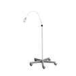 Waldmann HALUX N30 -1 P SGH Exam Light, 8W, 4400K, GOOSENECK, BASE JOINT, Dimmable, Rear Mount, Roller Stand Waldmann Lighting