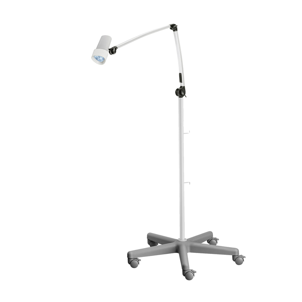 HALUX N30-1 P F1 Exam Light, 8W, 4400K, 16MM PIN, Articulating Arm, Dimmable, Roller Stand