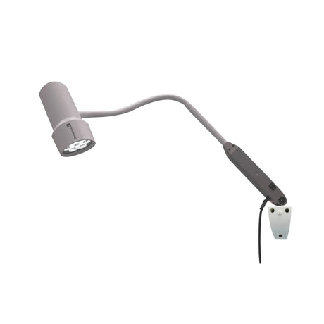 Waldmann HALUX LED N50 Exam Light-1 P SX, 4400K Gooseneck - Wall Mount Waldmann Lighting