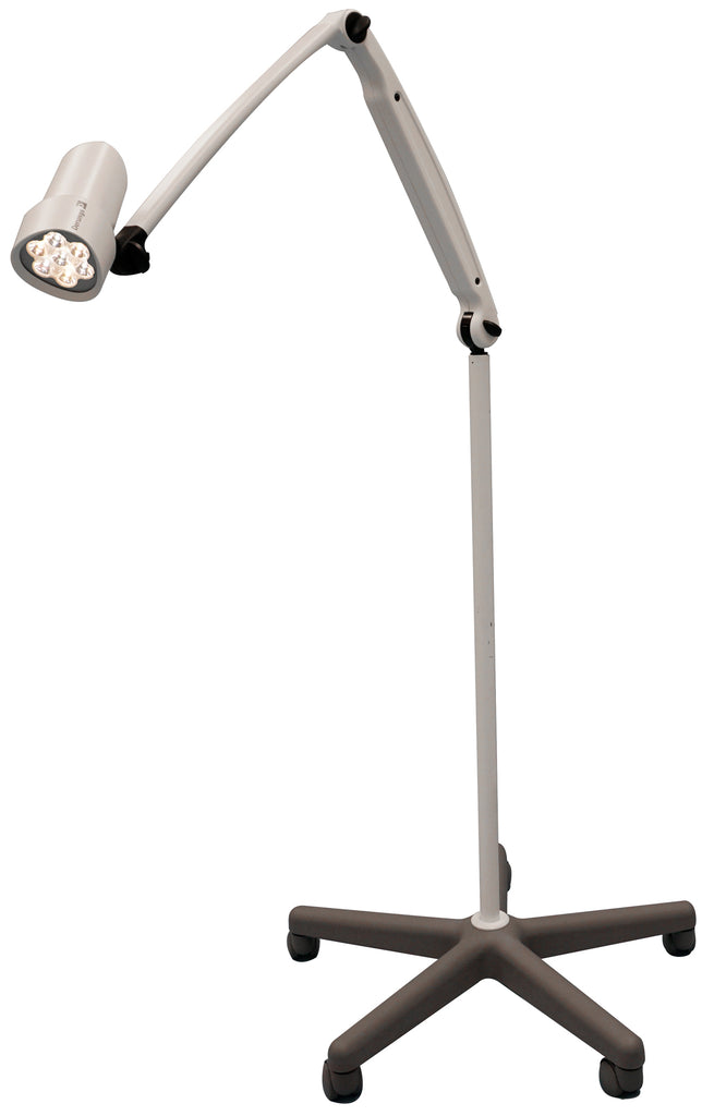 HALUX LED N50 Exam Light-1 P FX, 4400K, Double Arm - Roller Stand