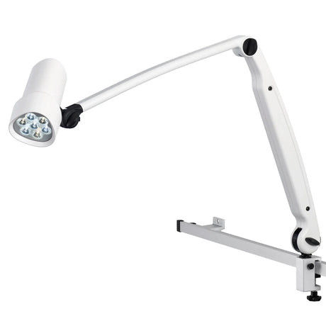 Waldmann HALUX LED N50 Exam Light-3 P FX, Color Change, Dimming, Double Arm - Rail Mount Waldmann Lighting