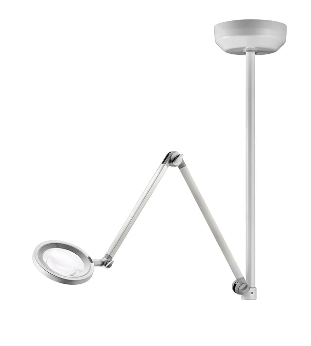 Waldmann OPTICLUX LED Magnifier 10-2 C T1, 12W, 100-240V, Woods - Ceiling Mount Waldmann Lighting