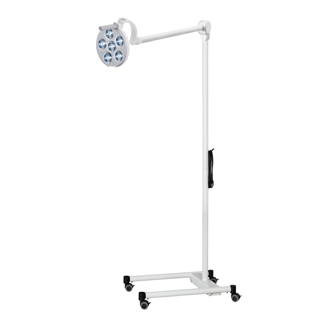 Waldmann TRIANGO LED 60-1 F Minor Procedure Light, 60,000 lux/1 M, 4700K, CRI>93, dimming. With roller stand. Waldmann Lighting