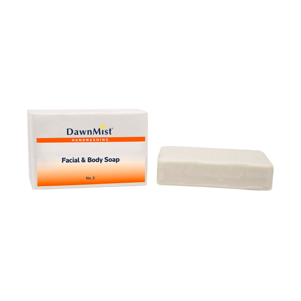 DUKAL DAWNMIST SOAP Soap, Facial Bar, #1, Individually Wrapped, 1/pk, 500/cs (44 cs/plt)