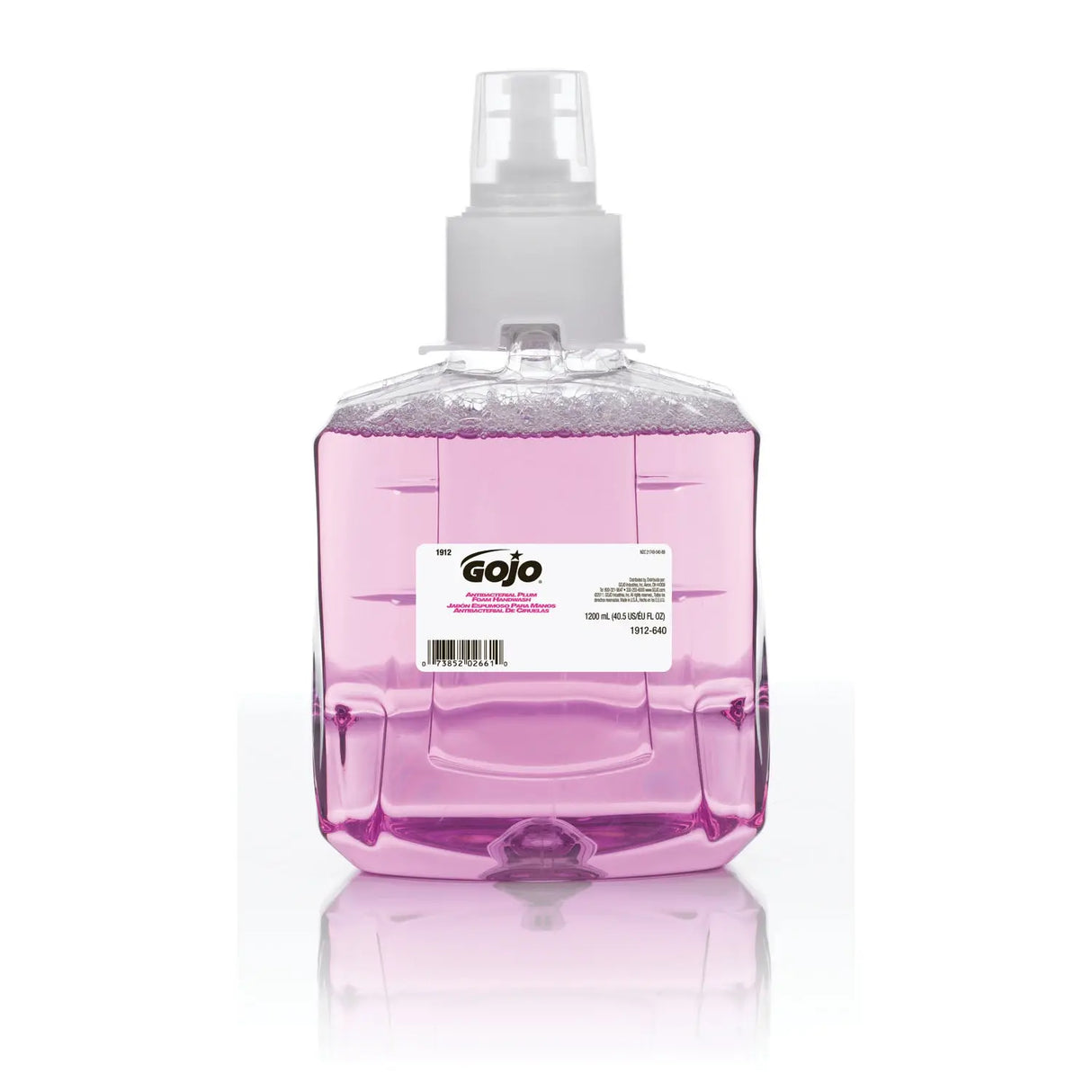 GOJO LTX-12 ANTIBACTERIAL HANDWASH Antibacterial Foam Handwash, 1200 ml, Clear, 2/cs GOJO