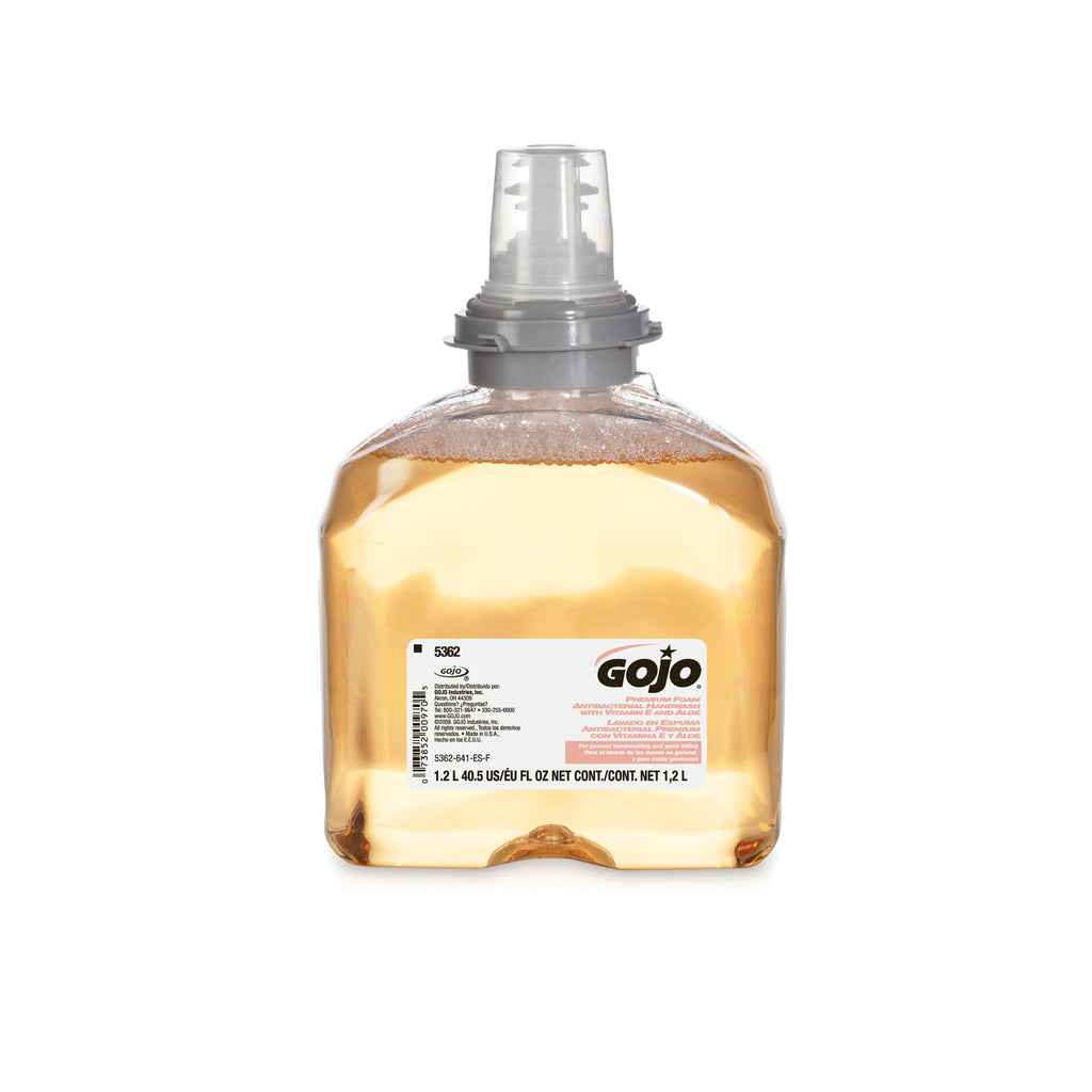 GOJO PREMIUM FOAM ANTIBACTERIAL HANDWASH Premium Foam Antibacterial Handwash, 2/cs (192 cs/plt)