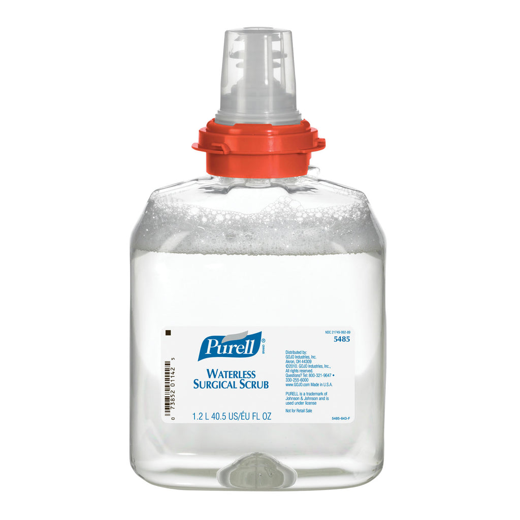 GOJO PURELL SURGICAL SCRUB Purell Surgical Scrub 1200mL TFX Refill, Clear, 4/cs