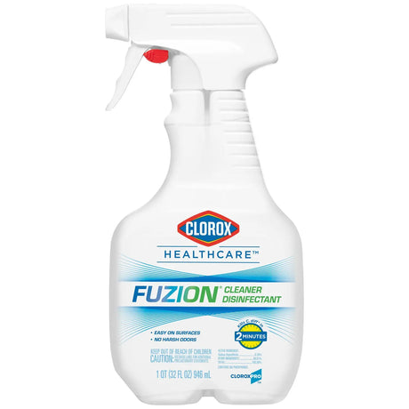 CLOROX HEALTHCARE FUZION CLEANER DISINFENCTANT Clorox Healthcare Fuzion Cleaner Disinfectant, Spray, 32 oz, 9/cs Clorox