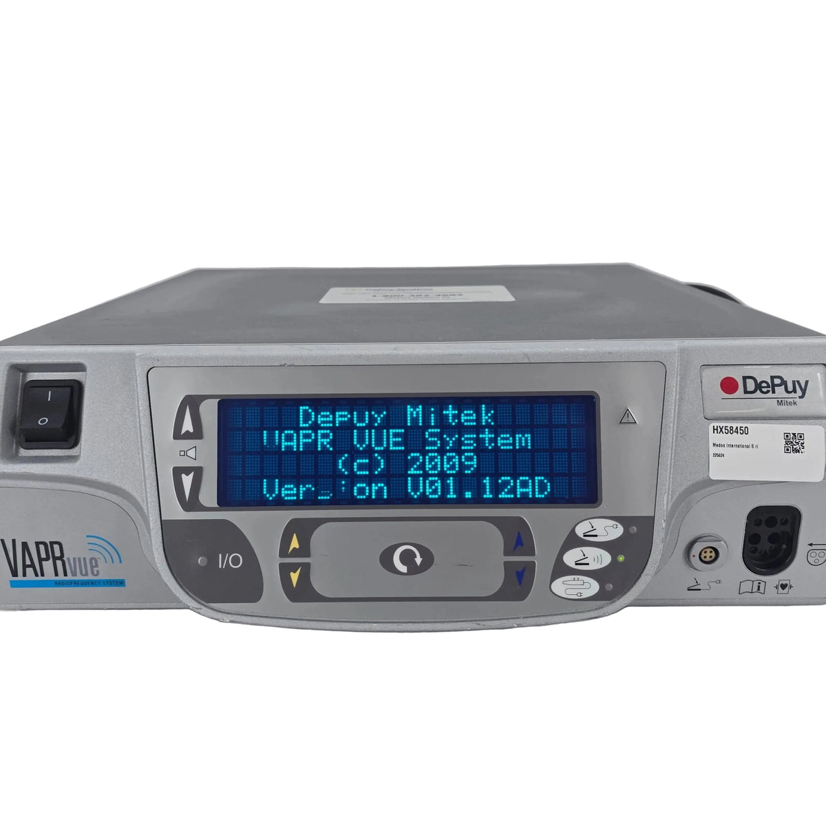 DePuy Mitek 225024 VAPR VUE Radiofrequency Electrosurgical Generator Pre-Owned DePuy Mitek