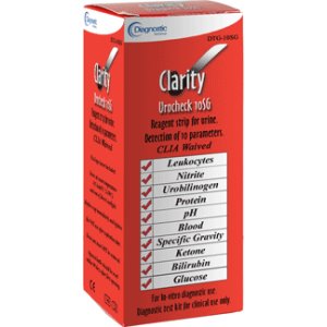 Clarity DTG-10SG Urocheck Urine Strips 100/BX