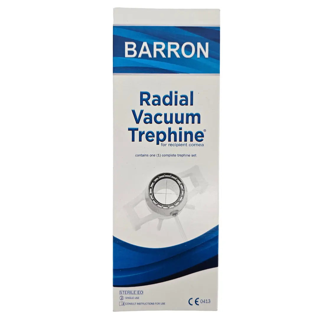 Katena Corza Barron K20-2055 Radial Vacuum Trephine 7.25mm Recipient Bed Katena