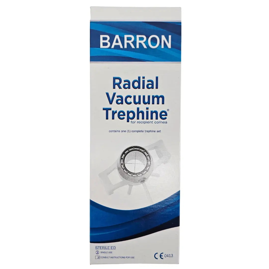 Katena Corza Barron K20-2056 Radial Vacuum Trephine 7.50mm Recipient Bed Katena