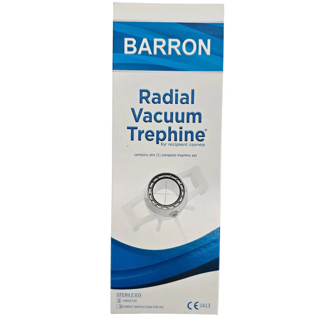 Katena Corza Barron K20-2061 Radial Vacuum Trephine 8.75mm Recipient Bed Katena