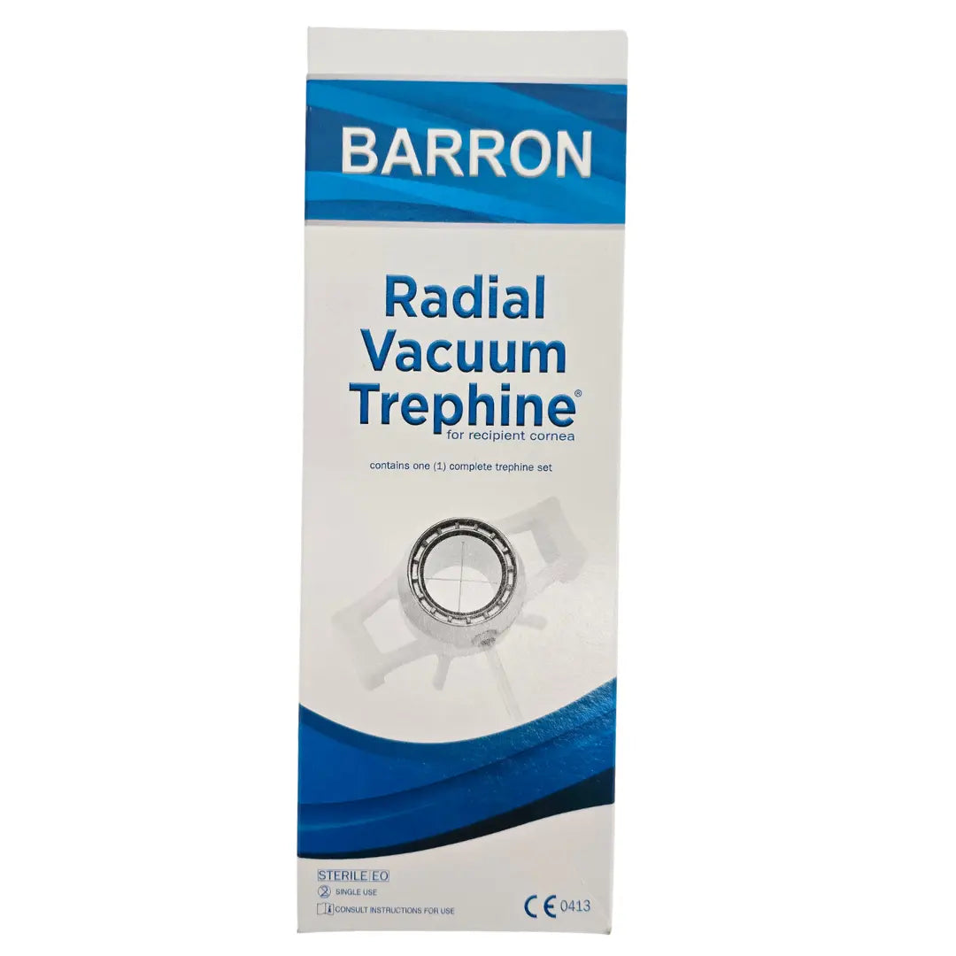 Katena Corza Barron K20-2062 Radial Vacuum Trephine 9.00mm Recipient Bed Katena