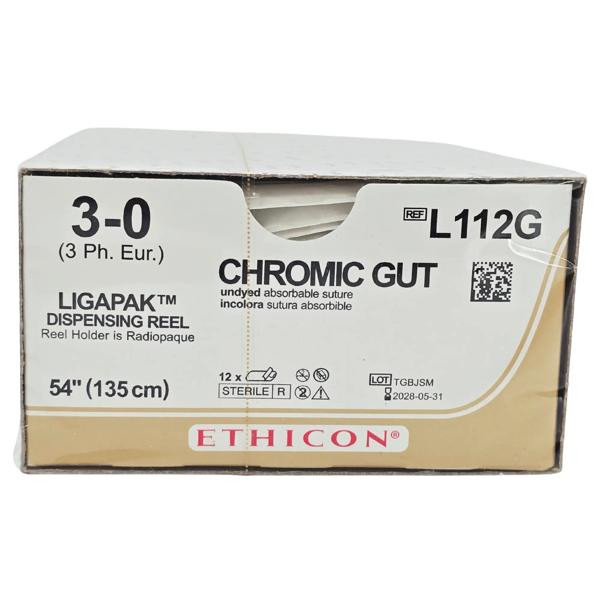 Ethicon L112G Chromic Gut Suture Monofilament Ethicon