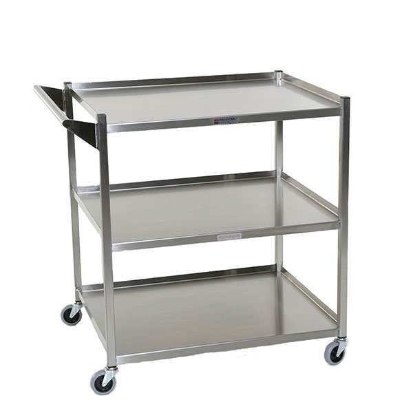 Midcentral Medical MCM-3006 to 3011 Utility Cart with Shelves