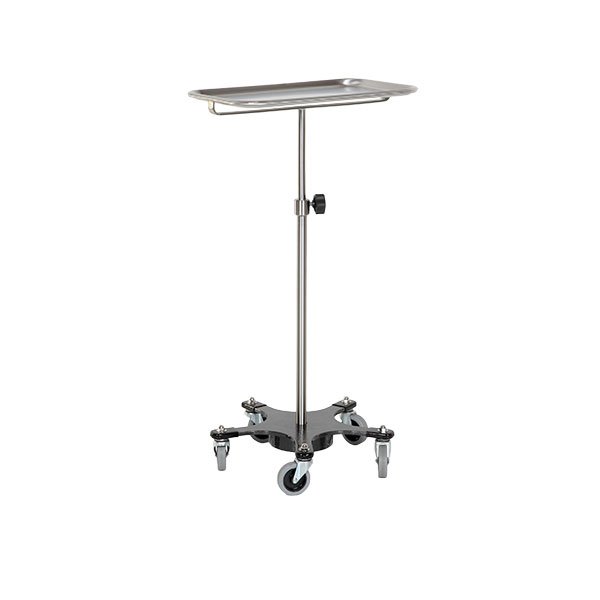 Midcentral Medical MCM-710/711 SS Mayo Stand on Space Saving Base