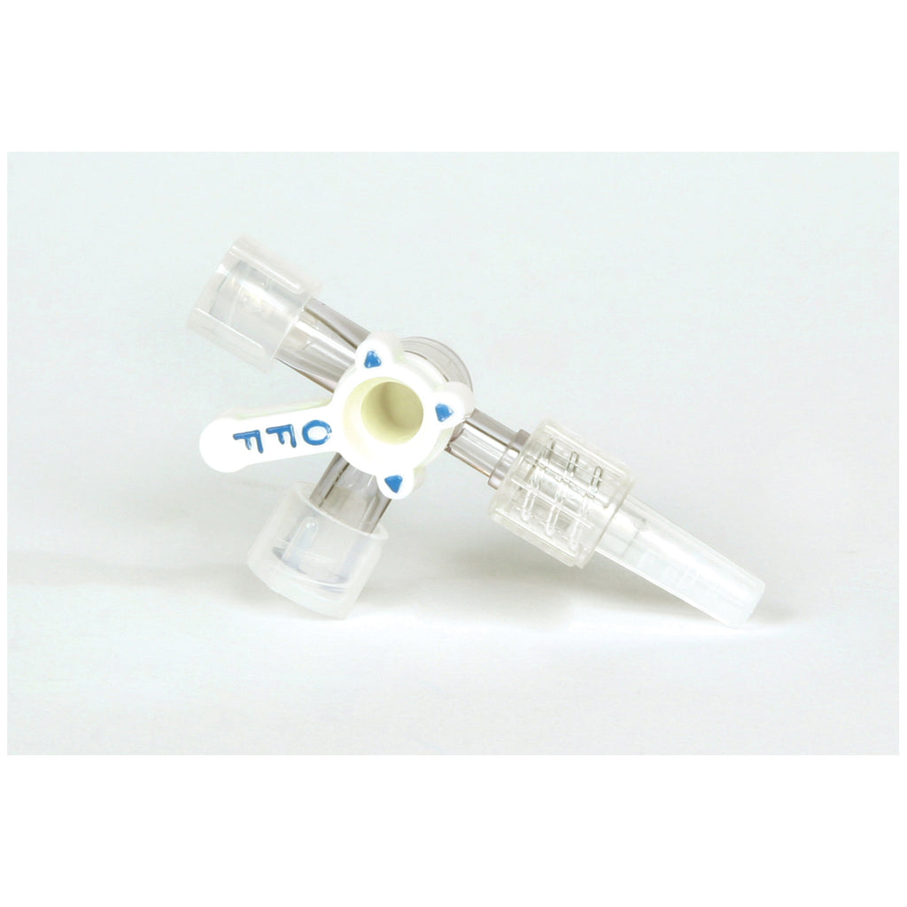 ICU MEDICAL MEDEX STOPCOCKS - 3-Way Stopcock, Male Luer Lock, PVC Free, Phthalate Free, 50/cs (US Only)